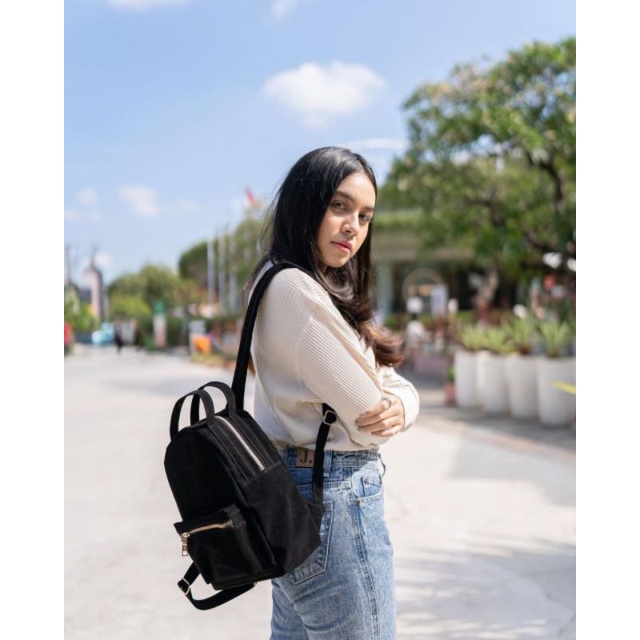Sling Bag Flicka Kode J 90 [ BLACK ]