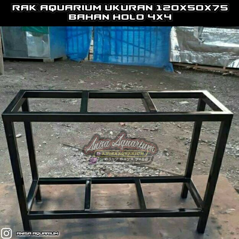 RAK AQUARIUM 120X50 TINGGI 80CM BAHAN HOLO TEBAL