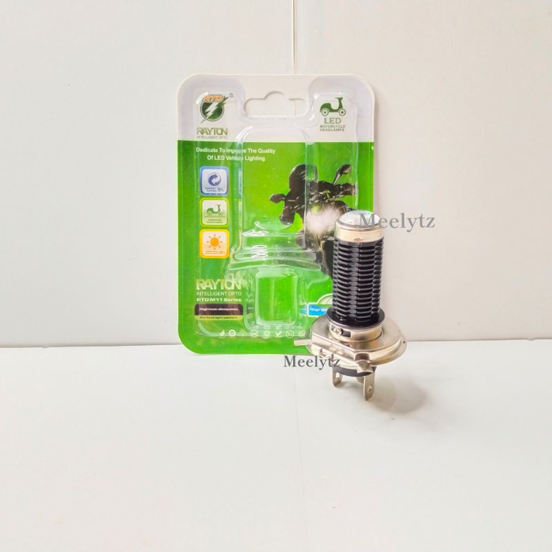 Lampu utama Led RTD M11W H4 Laser D2 AC DC PutihPutih