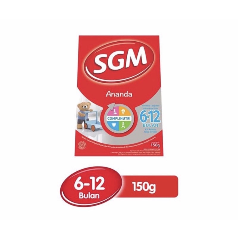 SGM ananda 2 150 gram ( susu nutrisi lengkap bayi 6-12 bulan )