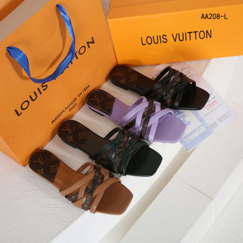 LV LOUIS VUITTON SANDAL #208-L*