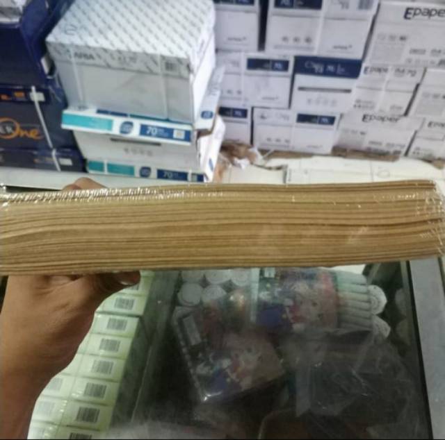 

Amplop Coklat Folio dan A4 merk Airmail isi 100 lembar