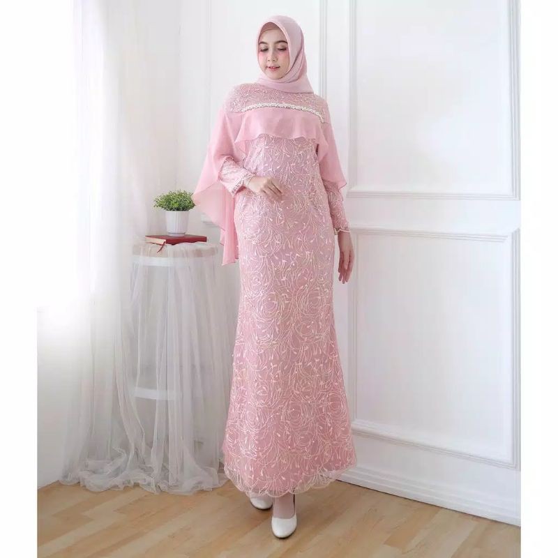 pekgo apparel preloved senja dress uk. L busui friendly baju lebaran baju wisuda kondangan lamaran