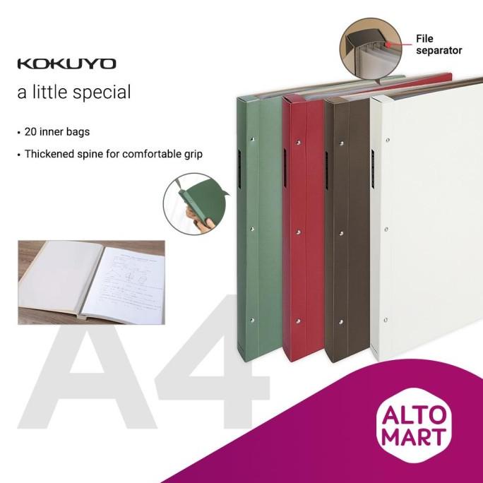 

Office & Stationery | Document Organizer | Kokuyo Retro File Document Folder A4 (20 Clear Pockets With Separator) | Best Seller