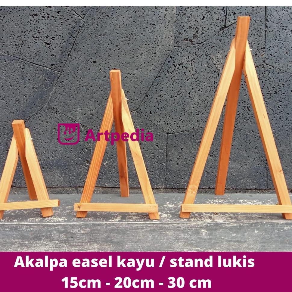 

{L-ECY {✉ Easel Stand Lukis / Stand Lukis 10cm 15cm 20cm 30cm 40cm / Easel lukis premium