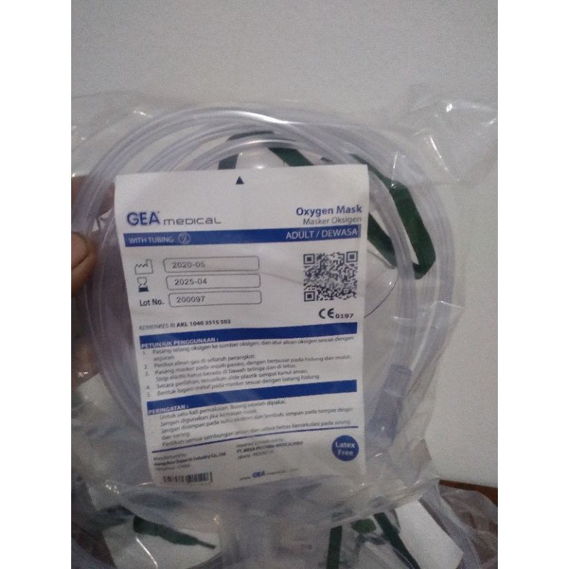 selang masker oksigen