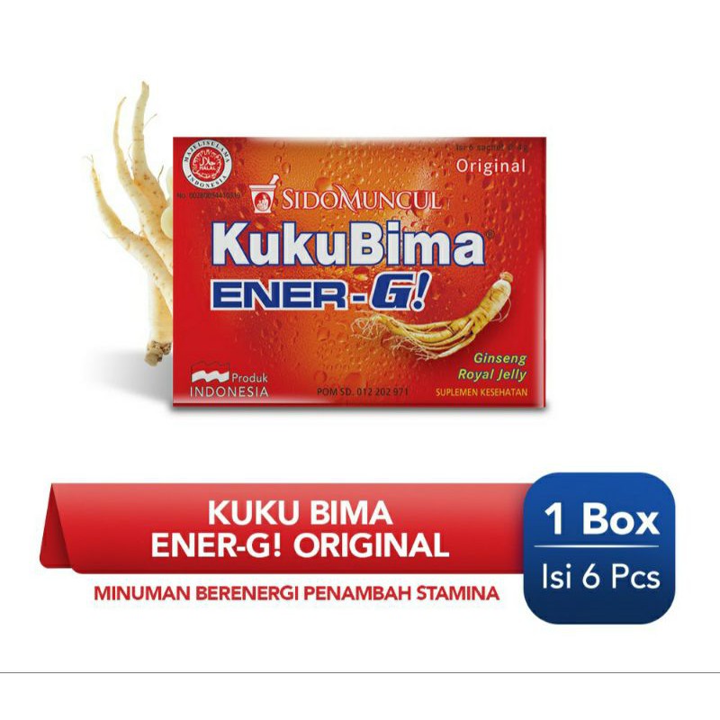 

Kuku bima EnerG Original - Minuman berenergi penambah stamina