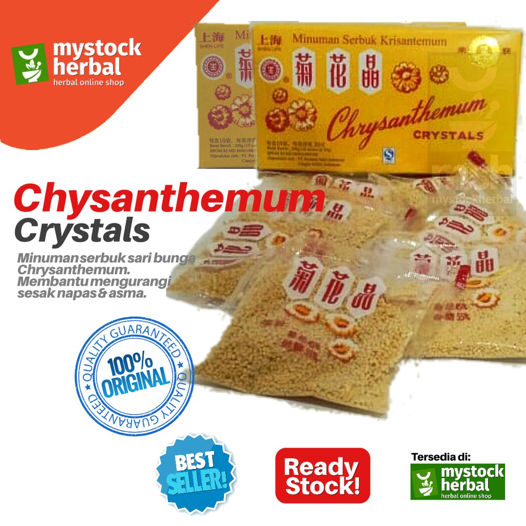 

Chrysanthemum - Krisantemum - Teh Panas Dalam Batuk dll-Per Dus Isi 10 pack