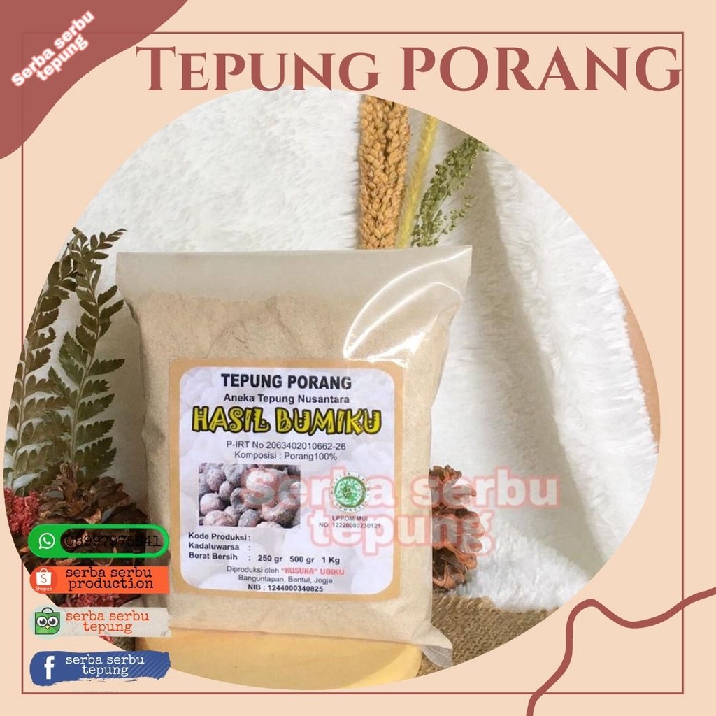 

Tepung Porang (250g)|Menurunkan kadar kolesterol | ubi porang | porang