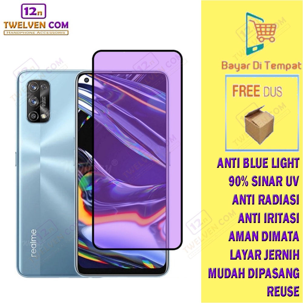 [FLASH SALE] ANTI BLUE LIGHT TEMPERED GLASS Realme 7 Pro