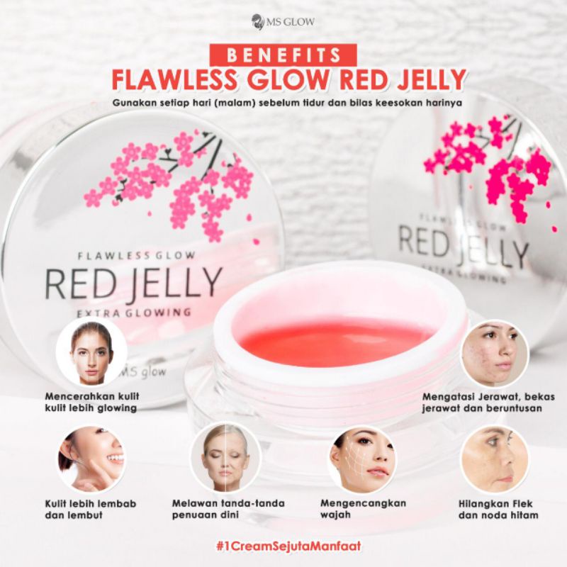 MS GLOW Red Jelly // Flawless Glow Red Jelly Original