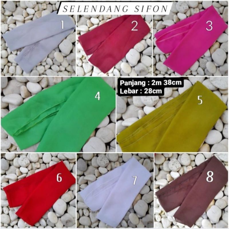 Selendang Sifon / Selendang Bali / Selendang Upacara