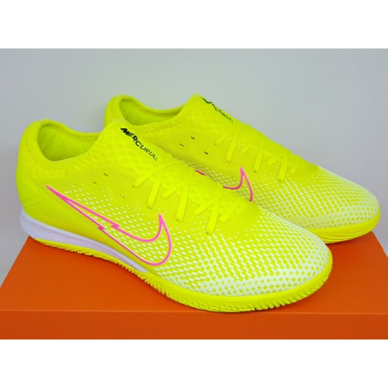 Sepatu Futsal-Nike Mercurial Vapor X13 Pro Safety Yellow Pink