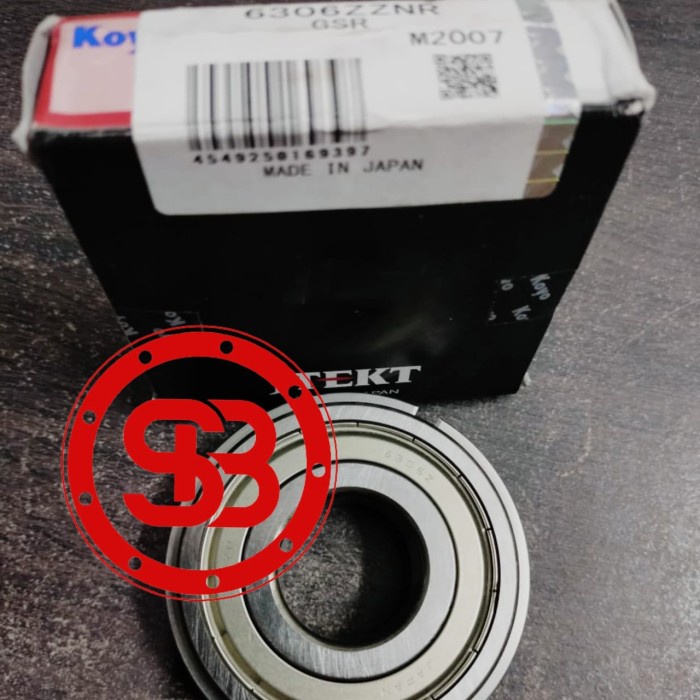 Bearing 6306ZZNR / 6306 ZZNR KOYO JAPAN ORIGINAL