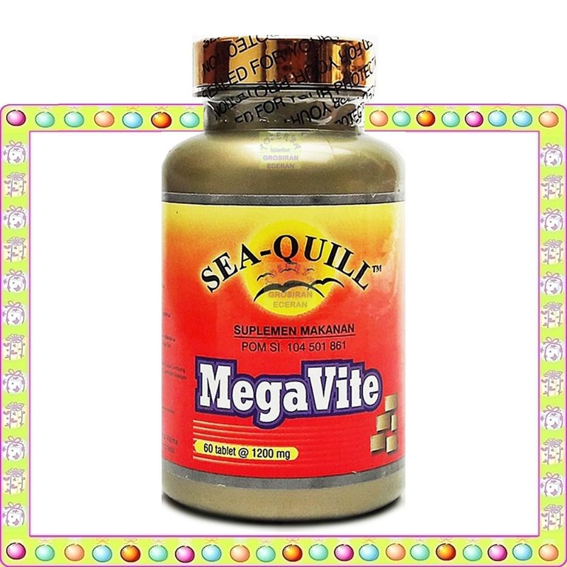 Sea Quill Megavite - SeaQuill Megavite - Sea Quill Multi Vitamin - AntiOksidan - Grosir Sea Quill