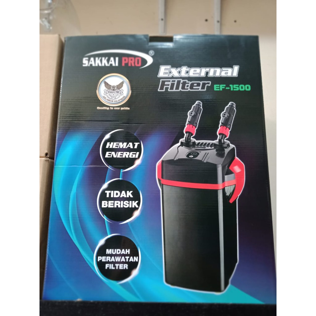 EXTERNAL FILTER EF 1500 SAKKAI PRO / CANISTER FILTER AQUARIUM EF-1500