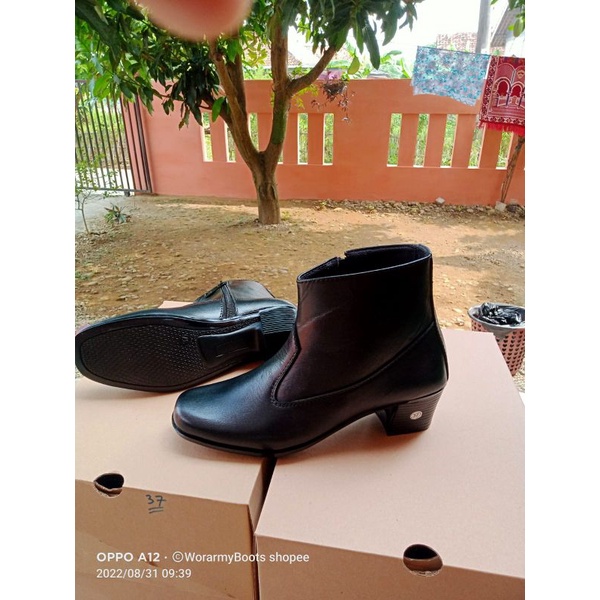 Sepatu PDH POLWAN FULL Kulit SAPi FuLL UP by Wor Army Boots