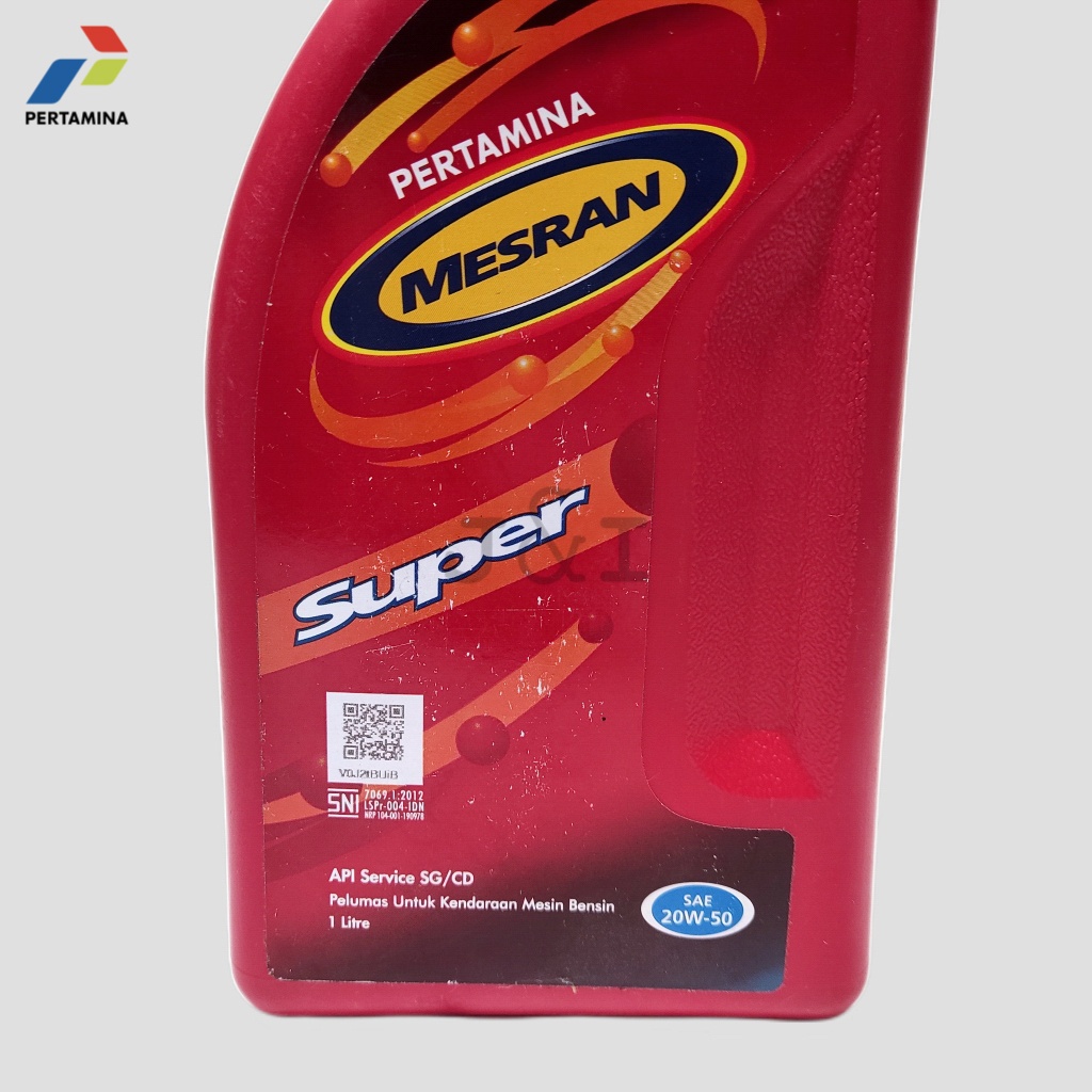 Oli Pertamina Mesran Super API SG/CD SAE 20W-50 1 Liter