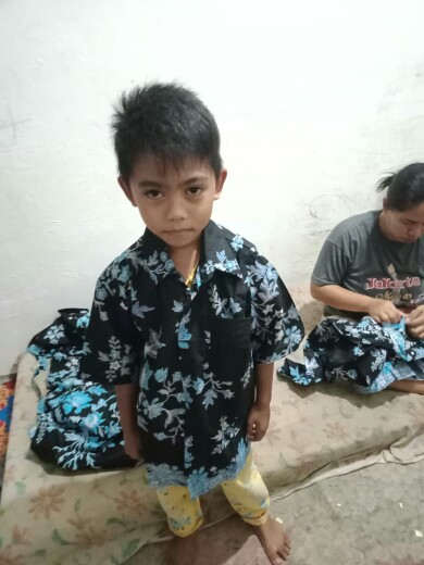 Bebas Pilih Batik Couple Keluarga Sania Ruffle Ori Ndoro Jowi Dnt Motif Tenun