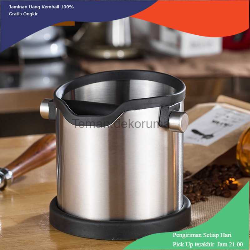 TD-DA1 Voraca Wadah Kopi Espresso Knock Box Container Barista Anti Slip FK655