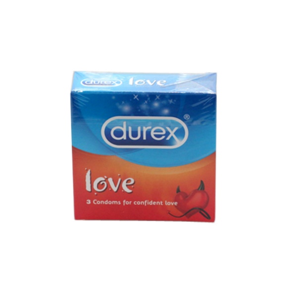 KONDOM DUREX LOVE 3S PRIVASI AMAN