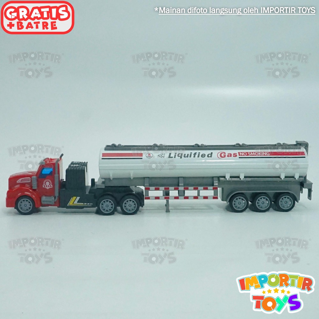 Mainan anak Truck Gas Series Remote Control JUMBO  Kualitas Import