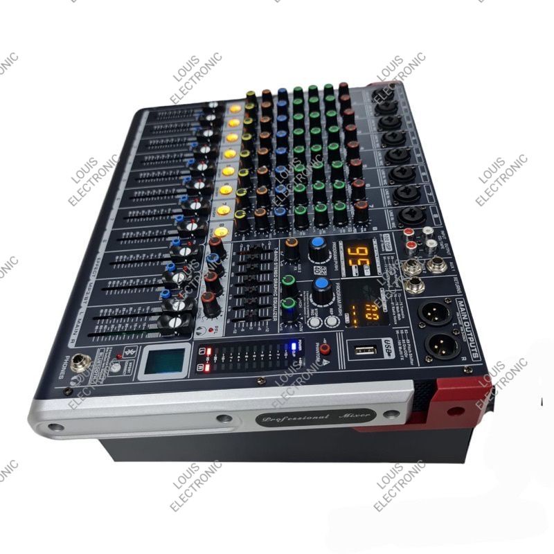 Power Mixer Black Spider ED8 ED 8 8 Channel Bluetooth ORIGINAL