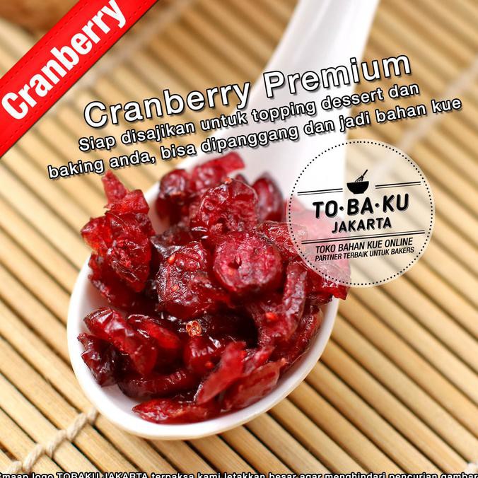 

PROMO ENAK Cranberry Dried Kranberry Kering Cranberries Red Unsweetend 100gr Terlaris