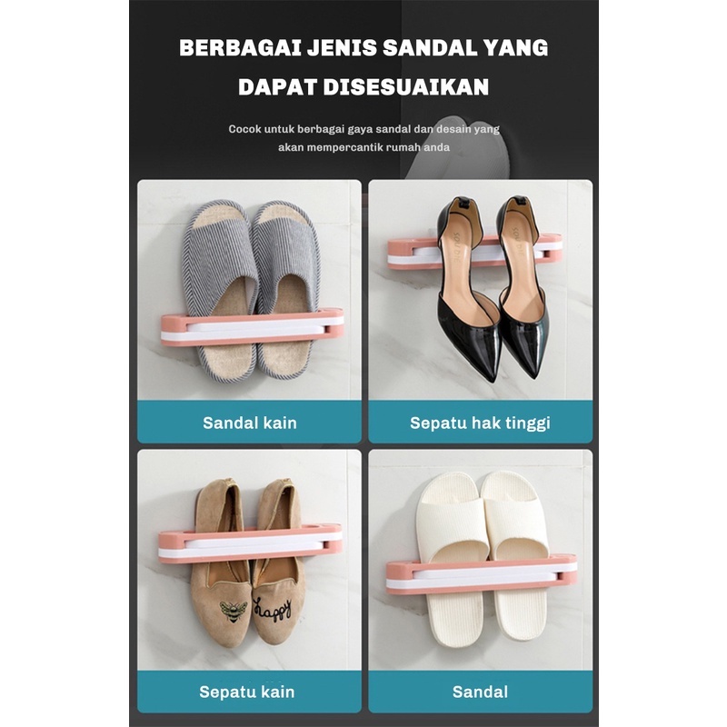 Rak sepatu / Sandal lipat serbaguna