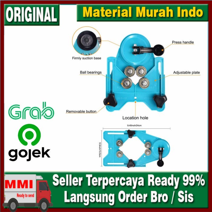 dudukan mata bor hole saw kaca keramik / diamond hole saw jig