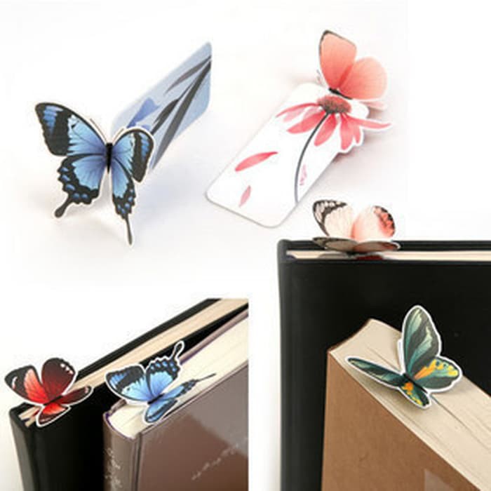 

Pembatas Buku / Bookmark Kupu Kupu