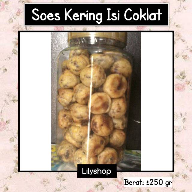 

Soes Kering Isi Coklat