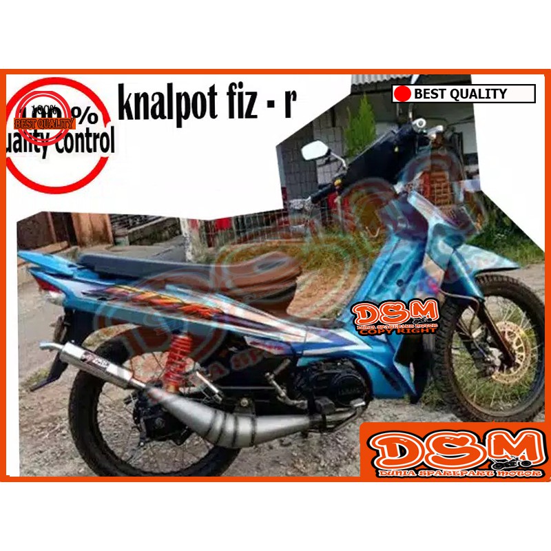 KNALPOT RACING YAMAHA FIZR FIZ-R F1ZR FOSWAN MODEL KOLONG GARING