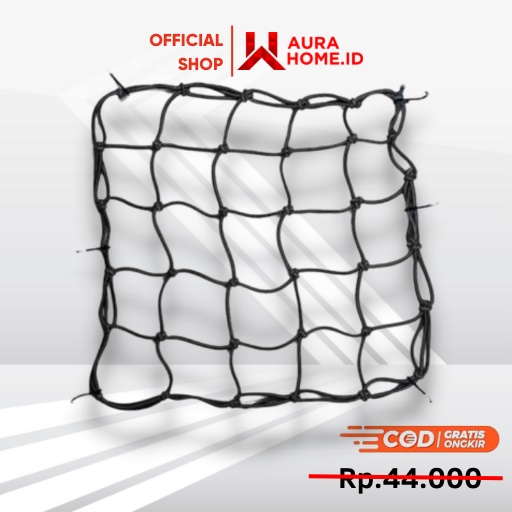 Jaring Helm Motor 6 Hook 35 CM / Tali Jaring Jala Pengikat Ikat Helm Helem Helmet Barang Bagasi Jok 