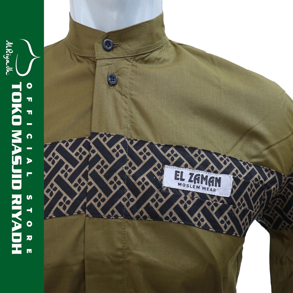 Baju Kemeja Koko Batik EL ZAMAN Lengan Panjang