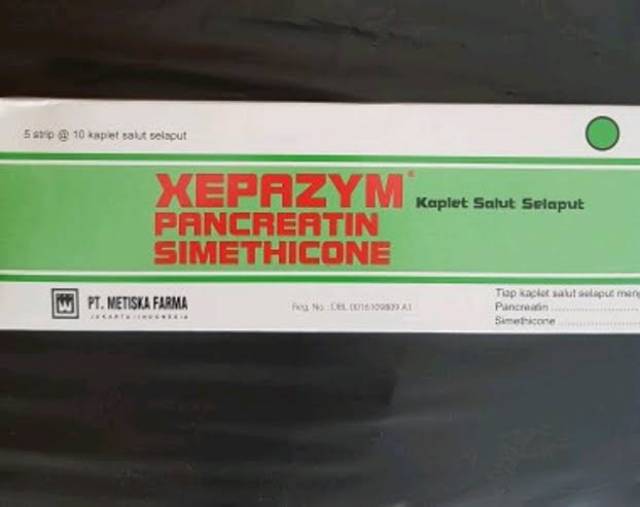 Xepazym Enzym Pencernaan - Obat kembung