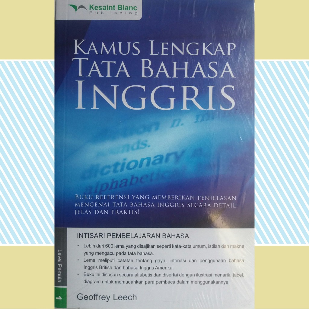 Unik KAMUS LENGKAP TATA BAHASA INGGRIS BY Geoffrey Leech Berkualitas