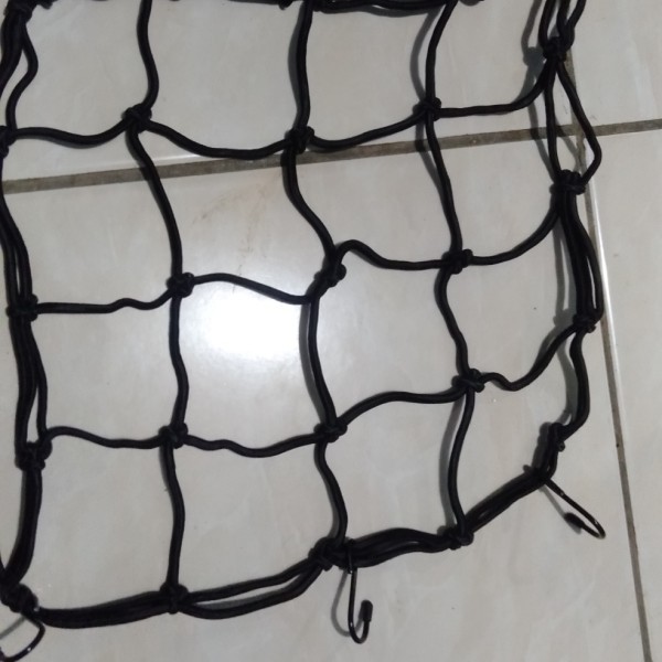 Jaring Helm Motor - Jaring Helm Besar Motor - Jaring Barang Motor / Jaring Helm Motor 30x30cm Universal