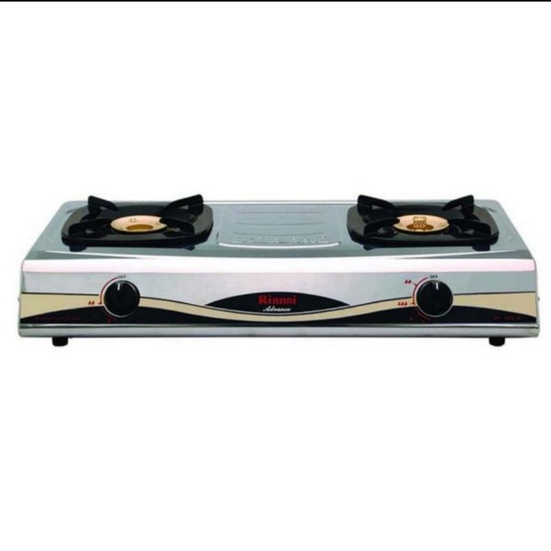 KOMPOR GAS RINNAI 2 TUNGKU RI 522 A (STAINLESS) RI 522A / Rinnai 522A