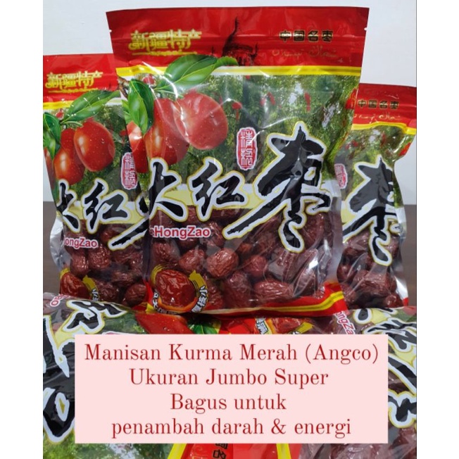 

500G MANISAN KURMA MERAH ANGCO PENAMBAH DARAH JUMBO BESAR 500GR