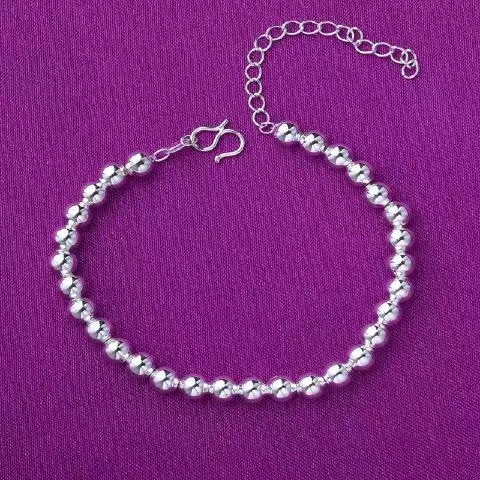 Perhiasan Gelang S925 Silver Bentuk Bulan Bintang Untuk Hadiah Wanita