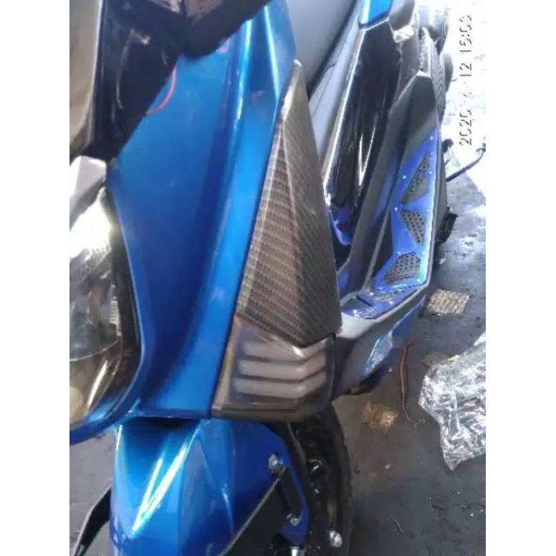 COVER SEN NMAX LAMA KARBON MODEL PENDEK