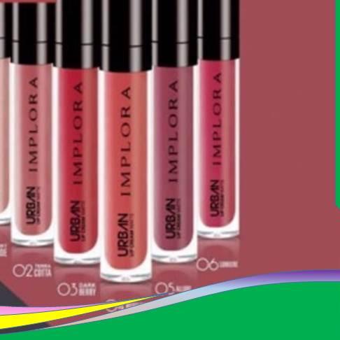 ⅎ Lipstik, lipcream, liftik, liptik, lipcrem implora matte lip cream velvet Populer ori ♔