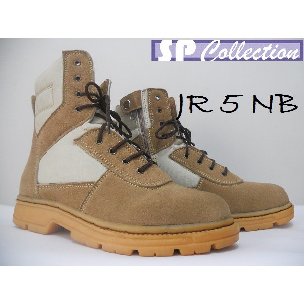 Sepatu Boots Safety Gunung Hiking Kulit Sapi SP-JR5NB