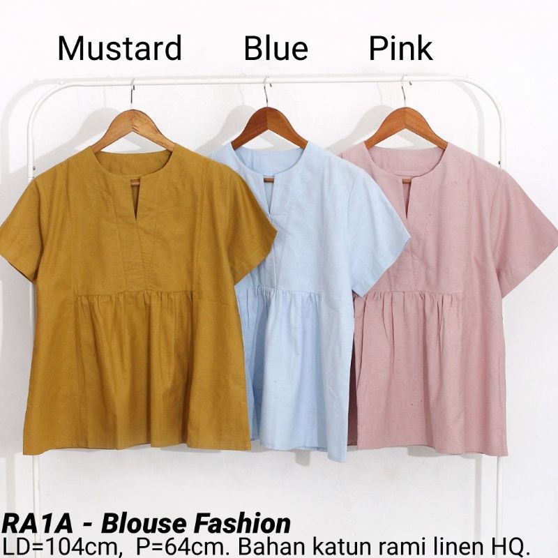 BLOUSE CEWEK LENGAN PENDEK 1 BAJU ATASAN,  FASHION WANITA MURAH