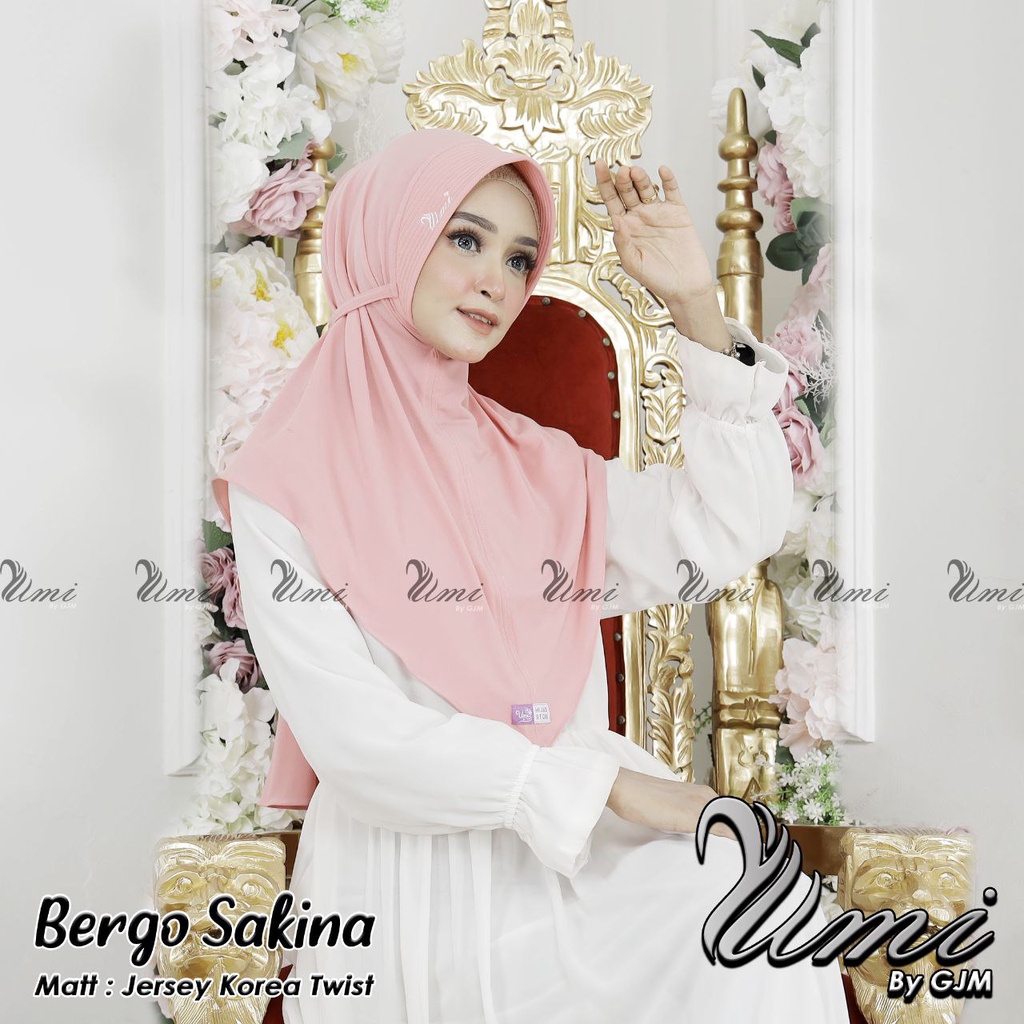 [COD] Original Produk Jilbab Bergo Sakinah Hijab Instan Jersey Jilbab Harian