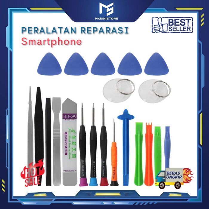 Obeng Alat Service Reparasi Bongkar HP Smartphone Tools Set Toolkit