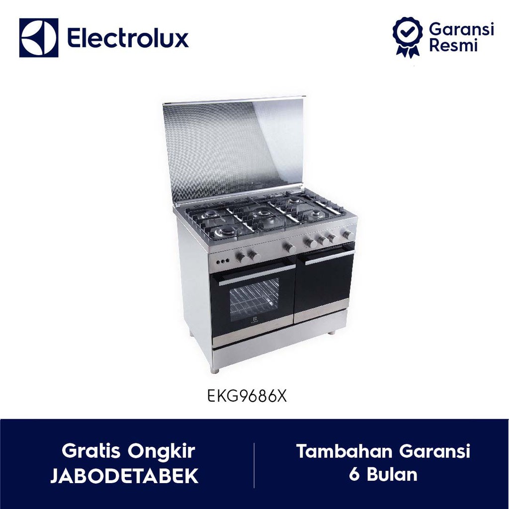 

Electrolux Kompor Freestanding EKG9686X / EKG 9686 X / EKG9686 X