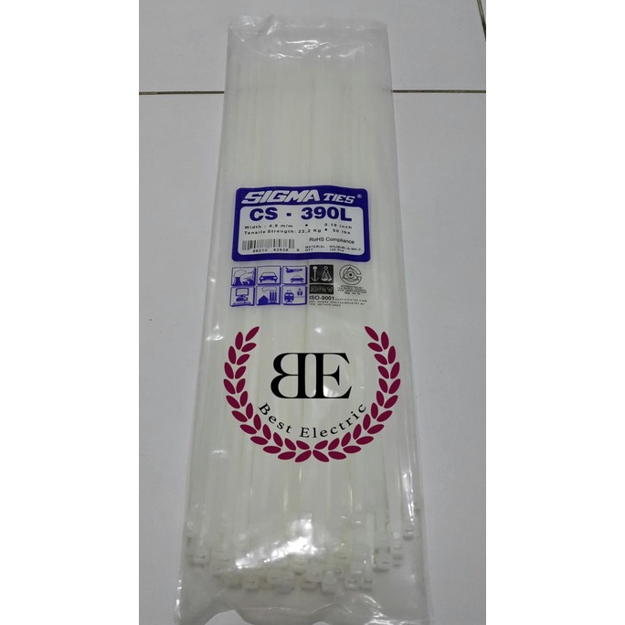 

Office & Stationery | Document Organizer | Kabel Ties / Kabel Tis / Cable Tie Cs 390 L Putih 40 Cm Sigma Cs390L | Best Seller