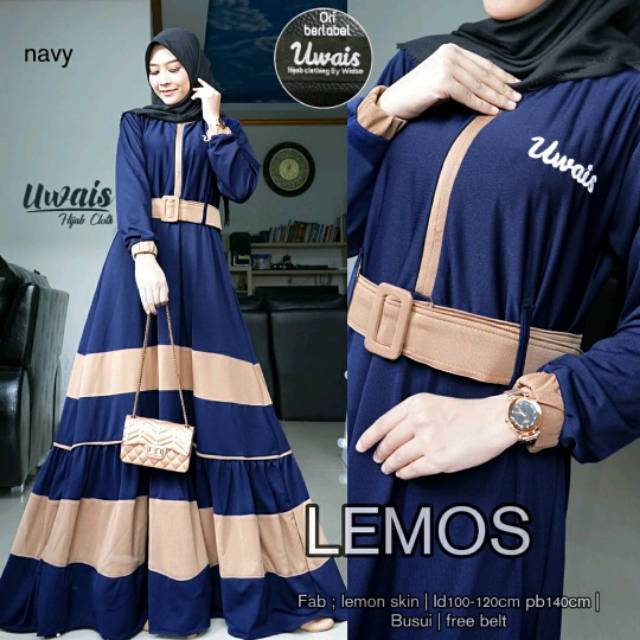 LEMOS GAMIS HIJAB - GAMIS MURAH - GAMIS CANTIK - GAMIS SYARI - GAMIS ORI HIJAB - GAMIS TERBARU